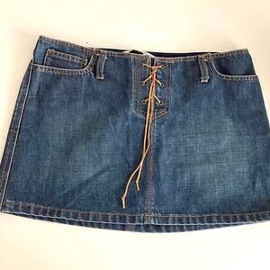 Abercrombie & Fitch Mini Jean Skirt
